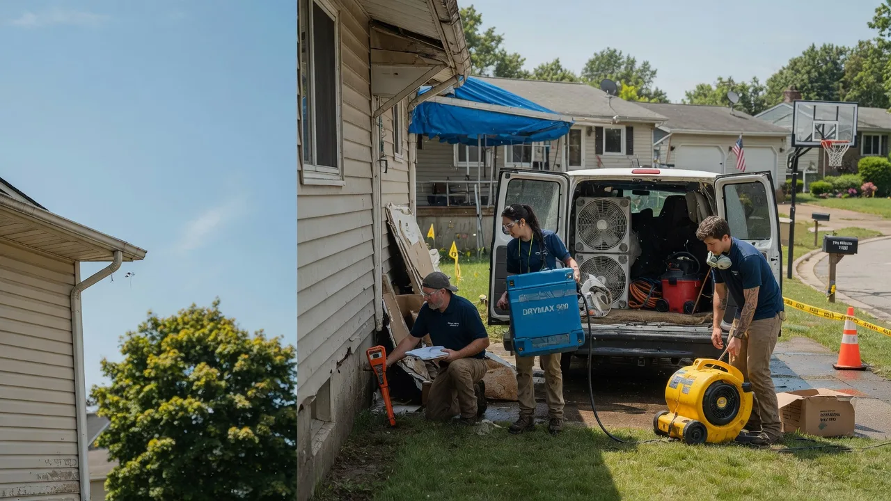 Ceiling Leak Cleanup in Taylorstown, PA near me